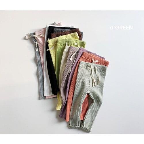 Baby Pants Candy Colors New Autumn Kids Cotton Trousers Newborn Girls Infant Leggings Soft Baby Girl Pants Boys Clothes Korean