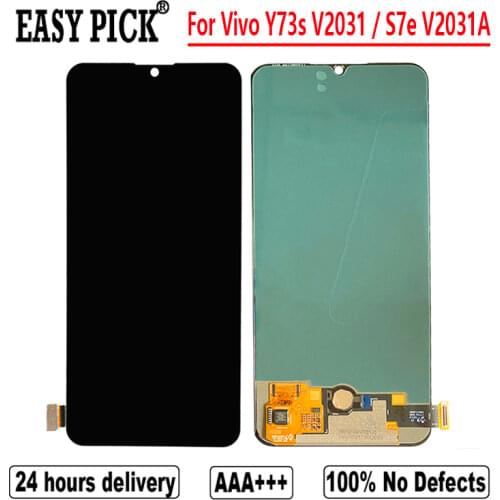 For Vivo Y73s S7e V2031 V2031A LCD Display Touch Screen Digtizer Assembly Free Tools For Vivo S6 V1962A V1962BA