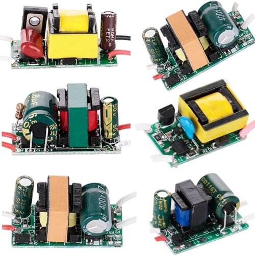 AC 85-265V LED Driver Constant Current 200mA 300mA Power Supply for 3W 4W 5W 7W Light Lamp Bulb Transformers Output 3-12V 12-26V