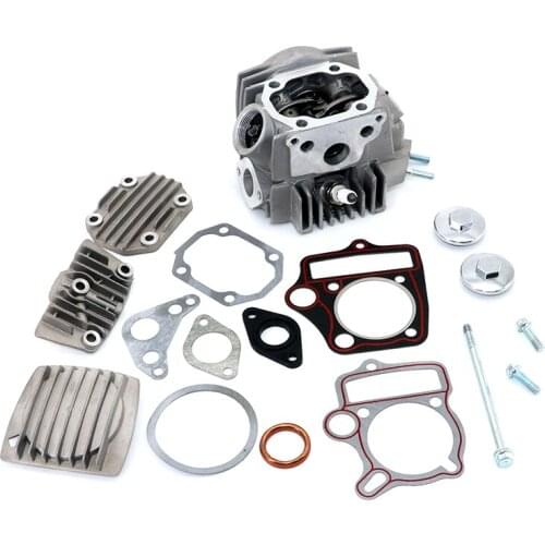 52mm Cylinder Head Kit for 110cc Engine Taotao Roketa Sunl ATV Dirt Bike Complete Cylinder Head Motorcycle Cylinder Head