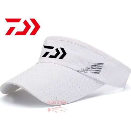 Summer Daiwa Fishing Caps Men and Women Outdoor Sports Top Air Cap Anti-UV Running Sunshade Breathable Quick Dry Fishing Caps