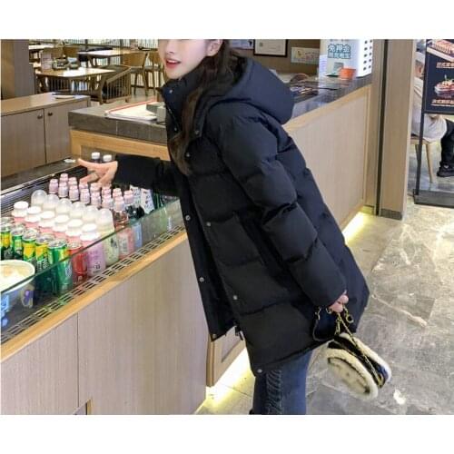 LINLING Women's Black Down Jackets