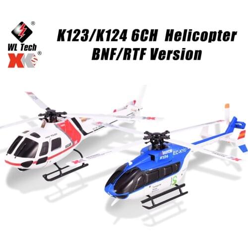 New Wltoys XK AS350 K123 6CH 3D 6G System Remote Control Toy Brushless Motor RC Helicopter BNF Compatible With FUTABA S-FHSS