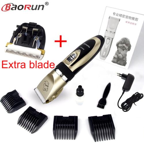 Professional Electrical Rechargeable Pet Cat Dog Hair Trimmer Dog Hair Clipper Grooming Shaver Set Pets Haircut Machine