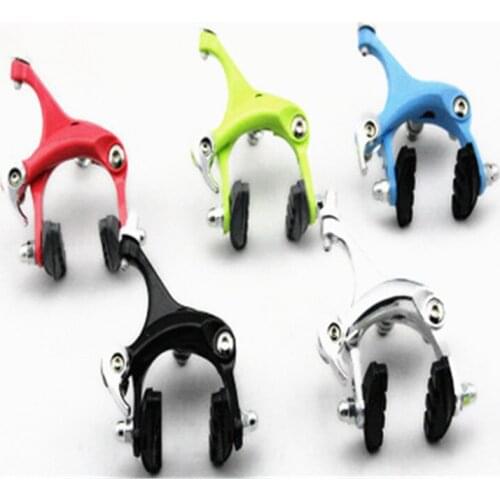 Q889 Free Shipping Bicycle accessories dead fly front and rear brakes aluminum brake clamp C brake road car clip1 pair
