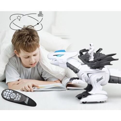 RC Robot Dinosaur Intelligent Interactive Smart Toy Electronic Remote Control Tyrannosaurus Collectible Model