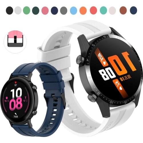 For Huawei Watch GT2 46mm GT 2 2e Pro GT 42mm 46mm Smart Watch 20mm watch strap Silicone Watchbands 22mm watch band bracelet
