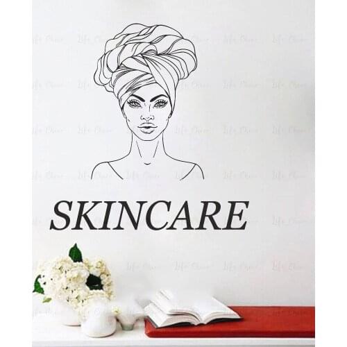 Spa Sign Facials Wall Decal Quote Mask Skin Care Treatment Beauty Salon Decoration Body Massage Vinyl Sticker Home Decor Z904