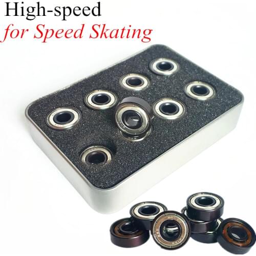 Super Worthy! High Speed 608 bearing for Inline Speed Skates Shoes Low-resistance Racing Skating Roller Skate Patines 16 pcs/lot