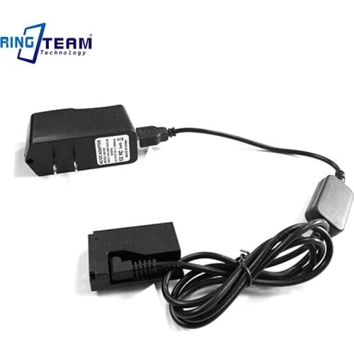 DR-E15 DC Coupler LP-E12 dummy battery+Power bank ack-e15 usb cable CA-PS700 +5V3A adapter for Canon EOS 100D kiss x7 Rebel SL1