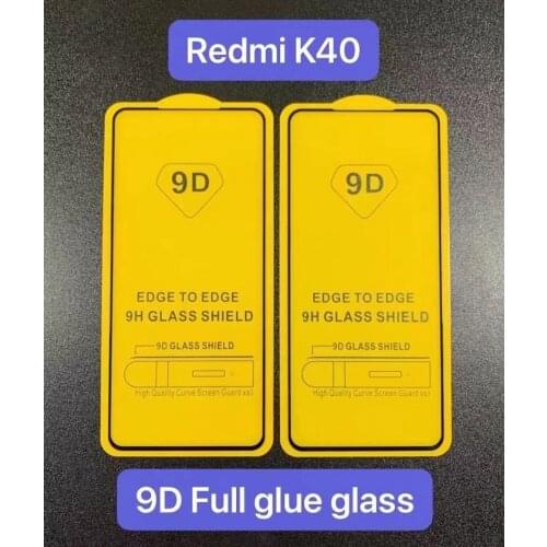 9D Full Glue Cover Tempered Glass for Xiaomi Redmi K40 Pro Plus Screen Protector for Xiaomi Redmi K40 Pro Full Cover Glass Film