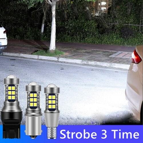 1Pcs 1156T15 T20 Car LED Turn Signal Light Super Bright Safe Car Reversing Light Tail Bulb Brake Lights Reverse Lamp Car Parts