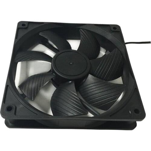 120mm High Speeed Chassis Cooling Fan Double Ball Violent Fan 3000RPM 12V 0.5A Graphics Card Bracket Cooling Fan W3JD