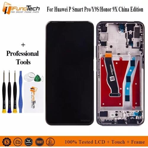 6.59" 100% New LCD Display For Huawei P Smart Pro 2019 Y9S STK-L21 LX3 Replacement Repair Parts No Frame Display Touch Screen