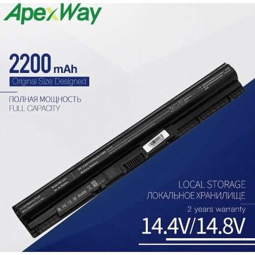 ApexWay 14.8V 3200mAh Laptop Battery K185W M5Y1K For DELL Vostro 3451 3458 3551 3558 V3458 V3451 N3558 N5558 WKRJ2 GXVJ3 HD4J0