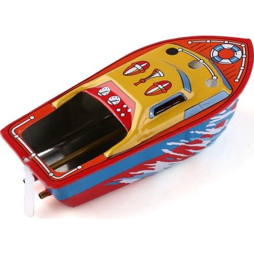 Childhood Memory Antique Tin Toys Retro Wind up Metal Vehicles Toy Cars Home Decor Candle Boat tintoy