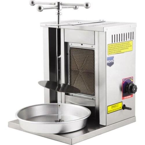 Home Type PROPANE (LPG) NATURAL Gas Shawarma Gyro Turkish Doner Kebab Machine Vertical Broiler For Home Use Meat Capacity 10 Kg