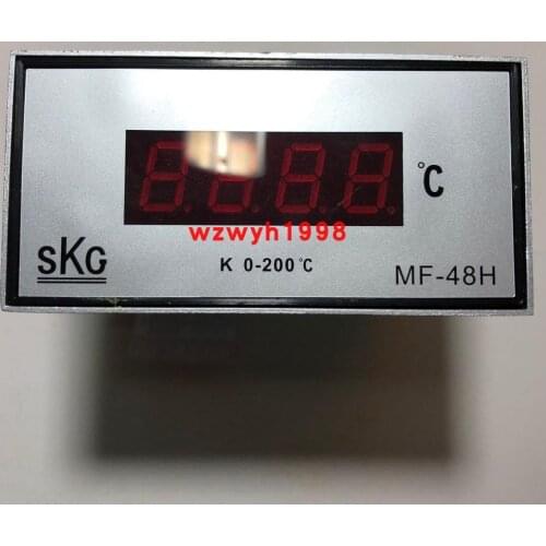Taiwan SKG aluminum case temperature display meter MF-48H thermostat SKG MF48H electronic temperature controller