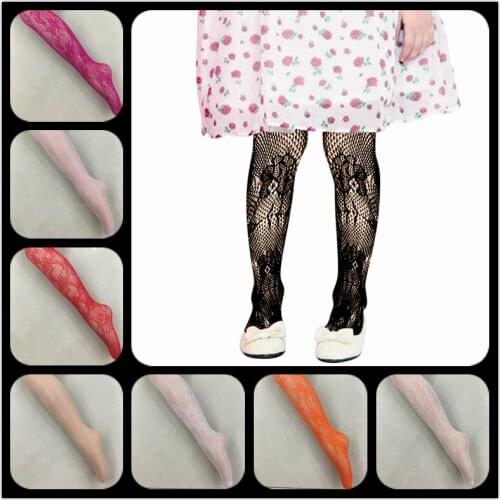 Hot Sales 1 Pair High Quality Lace Mesh Tights for girls Cute fishnet Girls Pantyhose Spring Summer Stocking Tights 611