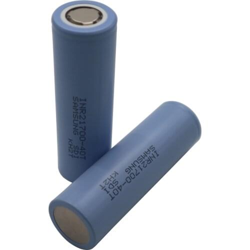 21700 4000mAh 10 pieces INR21700 40T Sam sung high power battery cell discharge Current 45A Rechargeable Li-ion batteries 3.6V