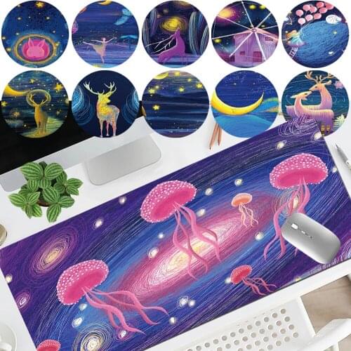 Mouse Pad Large Gaming Gamer Table Mat Computer Gamer Keyboard Mouse Mat PU Leather Desk Pad Waterproof Desk Pad