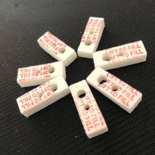 10pcs Cotton Felt Wool Bottom Pads For Narrow Version Zp Kerosene Lighter Repair Service Replacement Inner Parts Sealing Gasket