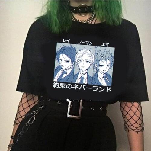 The Promised Neverland T-shirt Female Tee Shirt Women