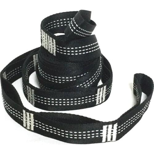 Outdoor Hammock Tree Straps Tree Tie Rope High Load-Bearing Nylon Webbing Rock Climbing Flat Belt Cover