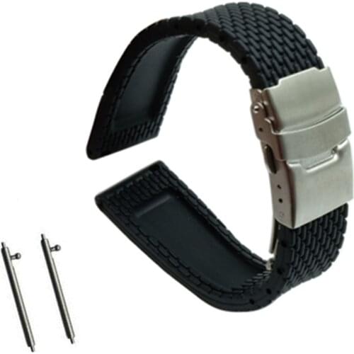 Quick Release Silicone Rubber Watchband for Diesel DZ Fossil Men Women Watch Band Wrist Strap 18mm 20mm 22mm 24mm