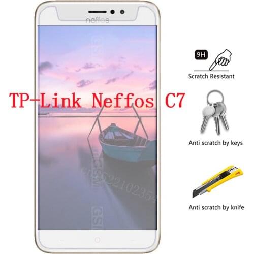 TP-Link Neffos C7 Tempered Glass Neffos c7 Screen Protector 2.5D 9H Safety Protective Glass On TP Link C 7 TP910A TP910C