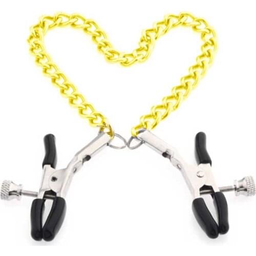 Nipple Clamps Sex Toys For woman Sexy Adult Novelty Mercy Chained bdsm milk Clip bells Female Breast Clip clitoris restraints