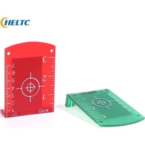 1PCS Laser Target Card Plate For Green/Red Laser Level 10cmx7cm Suitable For Line Lasers Reflective Magnetic Board 10x7cm