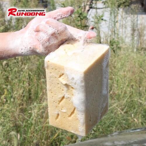 17*11*9cm Car wash sponge thickened coral wash sponge large hole paint-free car nude