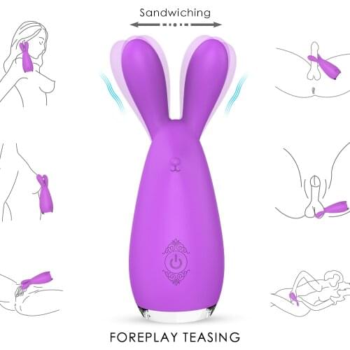 2*9 vibration modes contain 9 lights Rabbit Vibrator Sex Shop Vaginal G-spot Massager Electric Shock Female Masturbator Sex Toy