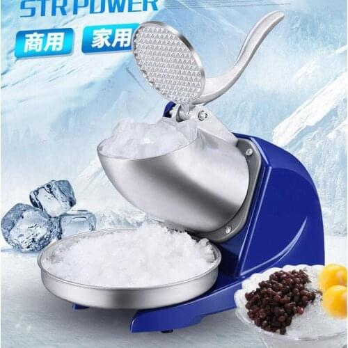 220V Commercial stainless steel electric ice crusher Smoothie shaver slush sand Block Breaking maker snow cone grinder Machine