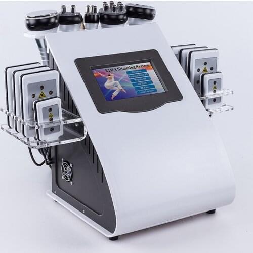 6 in 1 Vacuum Laser Radio Frequency RF 40K Ultrasonic Cavitation Lipo Slimming Liposuction Machine For Spa