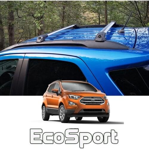 Paw Lockable Aluminium Roof bars for cars with flush roof for Ford Ecosport