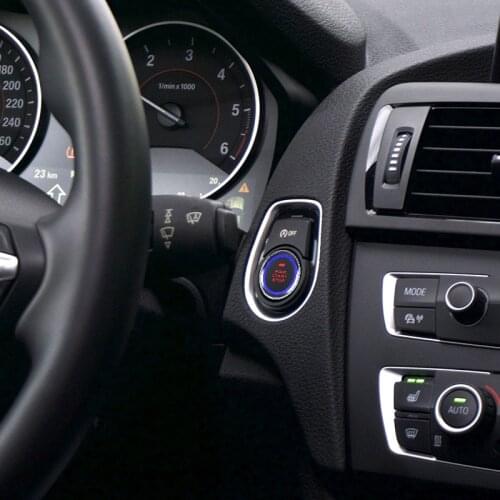 Auto Car Alarm Car Engine Push Start Button RFID Lock Ignition Starter Keyless Entry Start Stop Immobilizer Anti-theft System