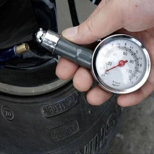Auto Metal Car Tire Air Pressure Gauge Automobile Tyre Air Pressure gauge Dial Meter Car Truck Measuring Tool Tyres Accessories