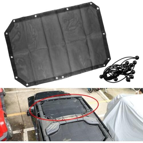 Car Sunroof Sunshade Mesh Cover Top Skylight Protection Heat Insulation Curtain Fit for Jeep Wrangler JK JKU 2007-2017 2 Door