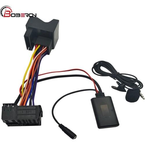 Car Bluetooth Module AUX Adapter Music Audio Cable Microphone Plug For Ford Fiesta Mondeo MK3 Focus MK2 C-Max Galaxy Fusion