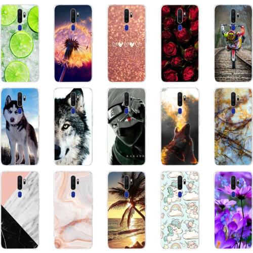 Case For Oppo A9 A5 2020 Case Soft TPU Phone Back cover For OPPOA9 OPPOA5 2020 Coque Silicon Funda 6.5" inch Skin shockproof