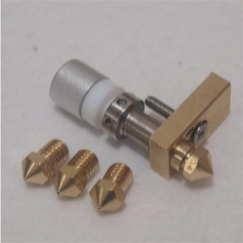 Funssor 1set* 1.75/3mm Olsson block hotend kit replaceable nozzle PTFE Coupler Hot end Isolator full kit