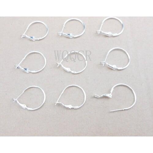 Smooth Face Ring 20PCS Earrings DIY Jewelry Results Silver colorCircle Jewelry Accessories Fashion Accessories Discount