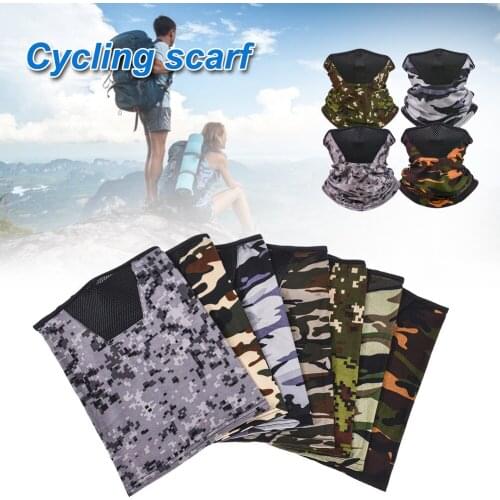 3D Camouflage Solid Bandana Buffs Neck Gaiter Headband Cycling Fishing Balaclava Mask Scarf Multifunctional Outdoor Headwear