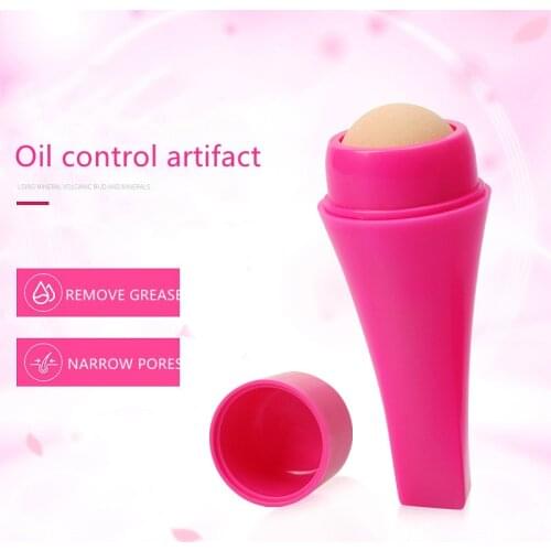 Natural Volcanic Roller Oil Control Rolling Stone Matte Makeup Face Skin Care Tool Facial Cleaning Oil Absorption Roller On Ball