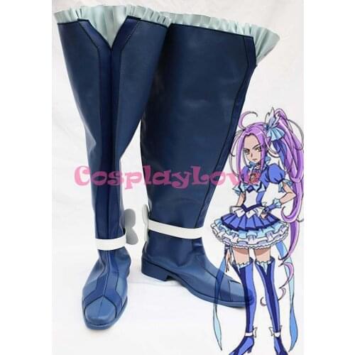 Newest Custom Made Japanese Anime Suite Pretty Cure Precure Cure Beat Cosplay Shoes Long Boots For Halloween