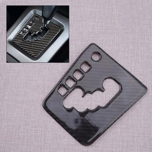 NEW Interior Console Gear Shift Panel Cover Trim Decor Fit For Subaru Forester 2008-2012 Carbon Fiber Black Left Hand Drive