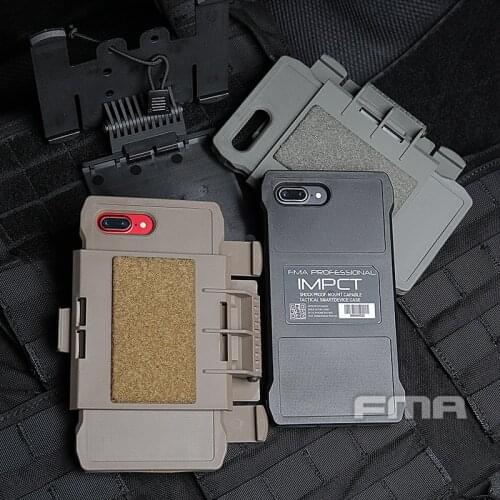 NEW FMA IPHONE 7/8 Plus Mobile Phone Case TB1320 for Molle Vest System Chest-Mounted Mobile Pouch Free Shipping