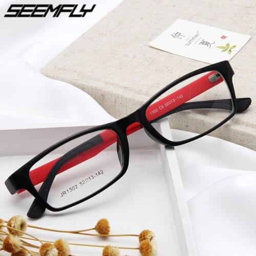 Seemfly Square Frame Glasses Women Men Clear Lenses Eyeglasses Plain Mirror Spectacle Female Goggle Unisex Eyewear